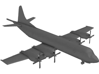 Lockheed P-3K Orion (RNZAF) 3D Model preview