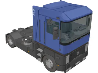 Renault Magnum 3D Model preview