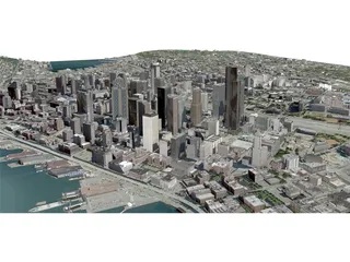 Seattle City 3D Model preview