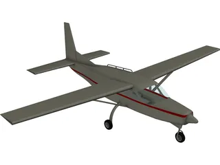Cessna 675 Skydiver Equipped N9641P 3D Model preview