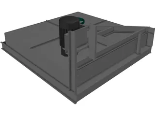 Remote Cooling System 3D Model preview