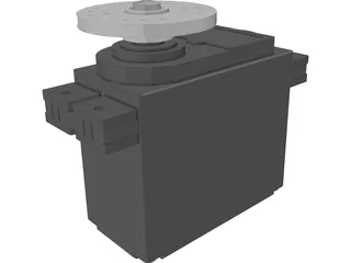 Hitec HS-322HD Servo 3D Model preview