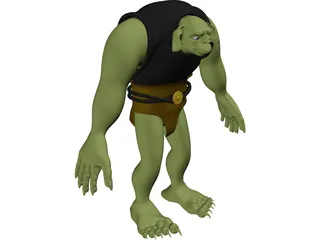 Ogro Chistoso Male 3D Model preview