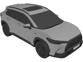 Toyota Corolla Cross 3D Model preview