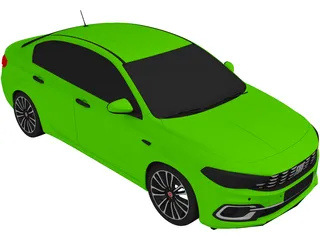 Fiat Tipo Sedan 3D Model preview