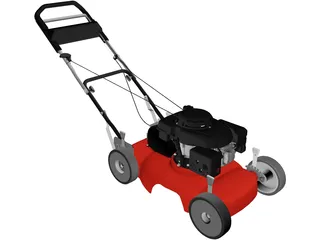 Push Lawn Mower 3D Model preview