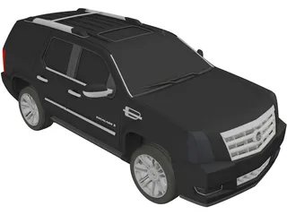 Cadillac Escalade Platinum (2012) 3D Model preview