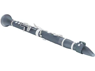 Clarinet 3D Model preview