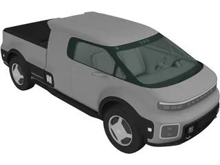 Neuron-EV T-One Concept (2019) 3D Model preview