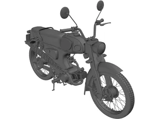 Honda Motorcycle 3D Model preview