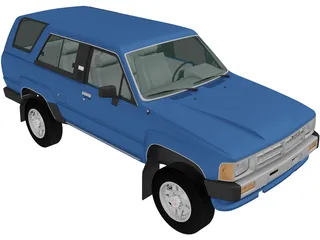 Toyota 4Runner (1986) 3D Model preview