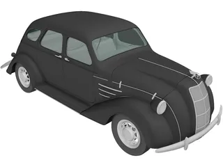 Toyota AA (1940) 3D Model preview