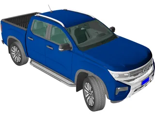 Volkswagen Amarok (2024) 3D Model preview