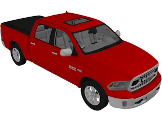 Dodge Ram Laramie (2017) 3D Model preview