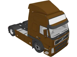 Volvo FM 4x2 (2010) 3D Model preview