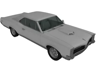 Pontiac GTO (1967) 3D Model preview