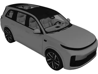 LiXiang L9 3D Model preview