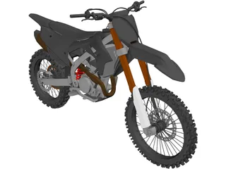 Honda CRF450 3D Model preview