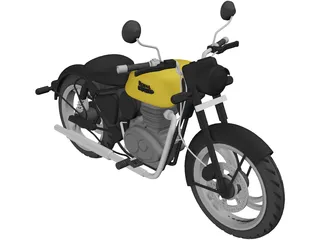 Royal Enfield Classic 350 3D Model preview