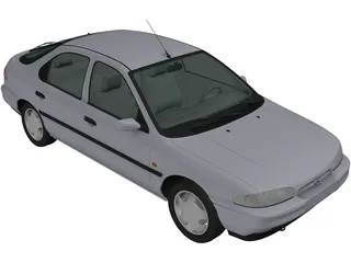Ford Mondeo Hatchback (1993) 3D Model preview