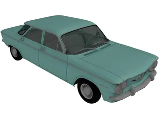 Chevrolet Corvair Sedan (1960) 3D Model preview