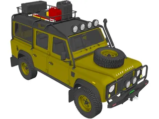 Land Rover Expedition (2012) 3D Model preview