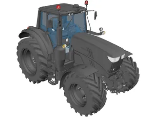 John Deere 6195M 3D Model preview