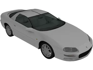 Chevrolet Camaro Coupe (2000) 3D Model preview
