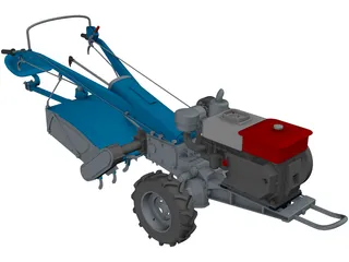 Tractor 3D Model preview