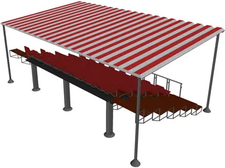 Tribune 3D Model preview