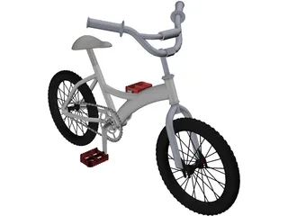 BMX Bike 3D Model preview