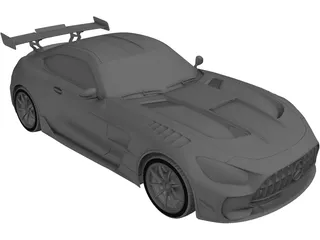 Mercedes-Benz AMG GT 3D Model preview