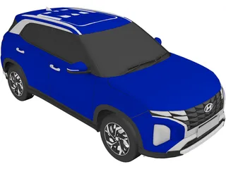Hyundai Creta (2022) 3D Model preview