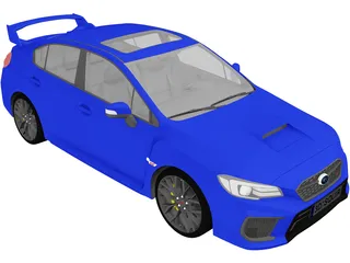 Subaru WRX STI [S209] (2019) 3D Model preview