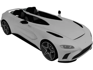 Aston Martin V12 Speedster (2021) 3D Model preview