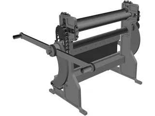 Multi Functional Sheet Metal Machine 3D Model preview