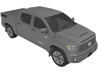 Toyota Tundra TRD (2018) 3D Model preview