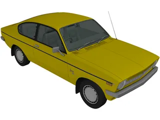 Holden Gemini TX Coupe SL (1977) 3D Model preview