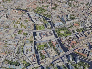 Berlin City, Germany (2023) 3D Model preview