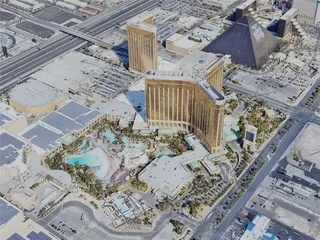 Las Vegas City, Paradise, USA (2023) 3D Model preview