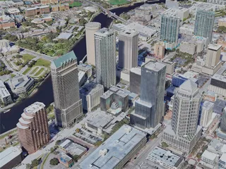 Tampa City, USA (2023) 3D Model preview