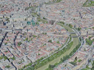 Vienna City, Austria (2023) 3D Model preview