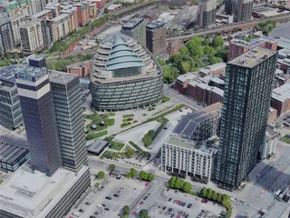 Manchester City, UK (2023) 3D Model preview