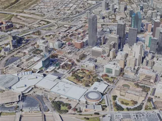 Dallas City, TX, USA (2022) 3D Model preview