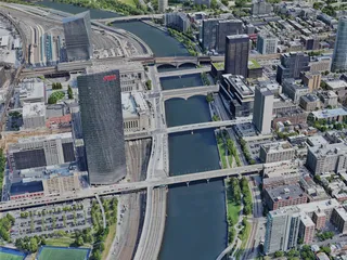 Philadelphia City, USA (2023) 3D Model preview