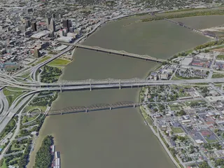 Louisville City, USA (2022) 3D Model preview