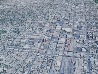 Albuquerque City, USA (2023) 3D Model preview