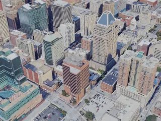 Baltimore City, USA (2023) 3D Model preview