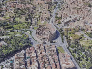 Rome City, Italy (2023) 3D Model preview