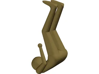 Racing Driver 3D Model preview
